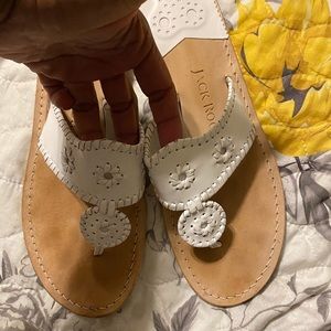 Jack Rogers White sandals